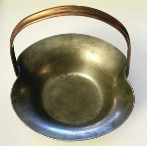 Vintage Pewter & Copper Candy Dish/Nut Bowl No.253